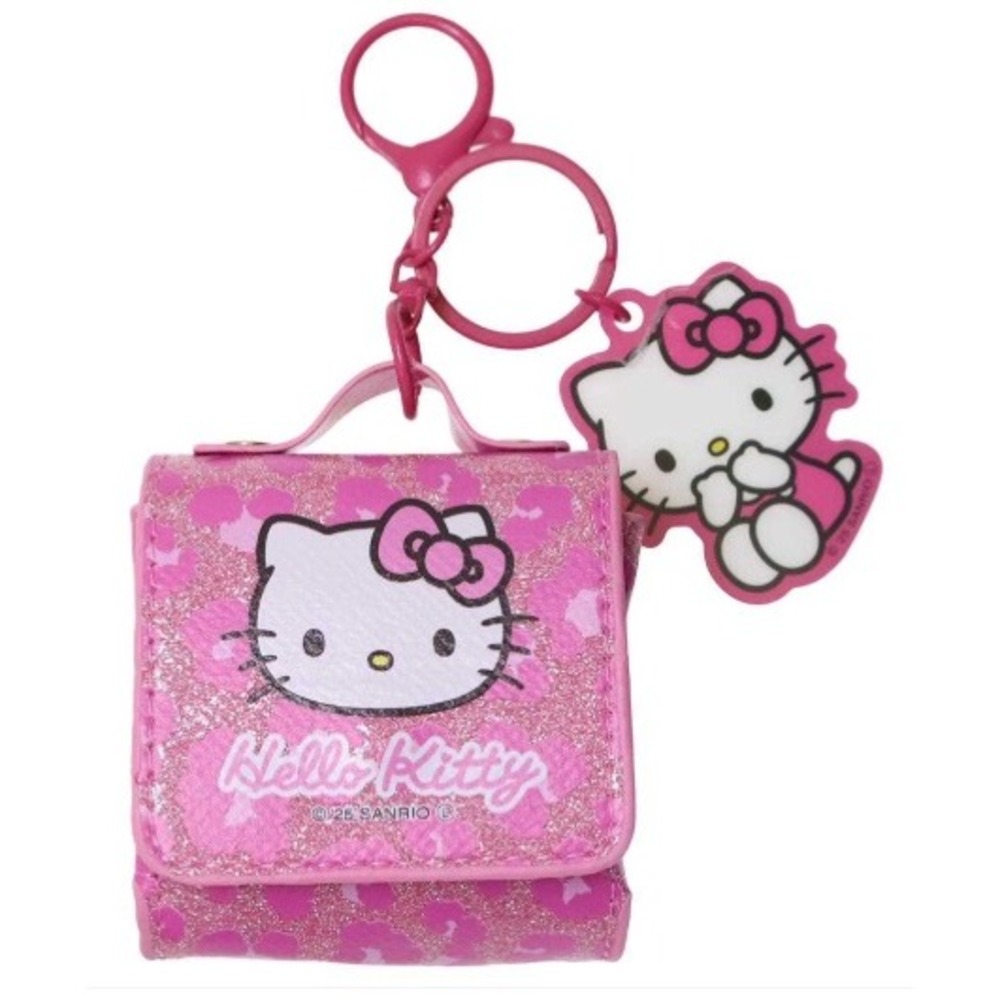 Sanrio Hello Kitty Mini Multi Pouch Charm‎ Pink Leopard Gogo Gal Series Japan